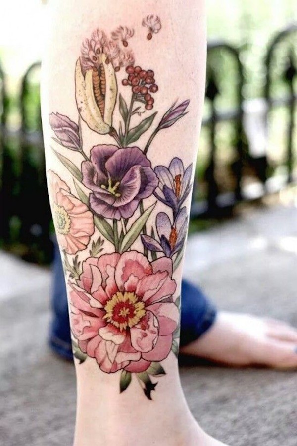 88 Best Flower Tattoos on the Internet