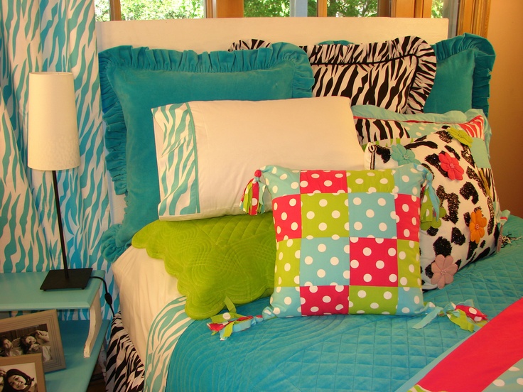 colorful teen girls bedding ideas