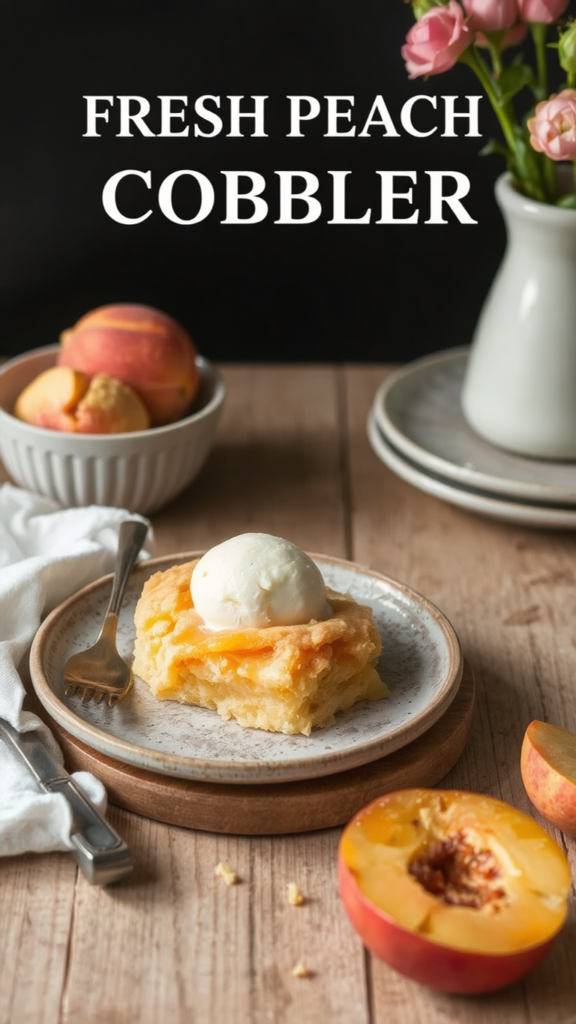 Fresh Peach Cobbler