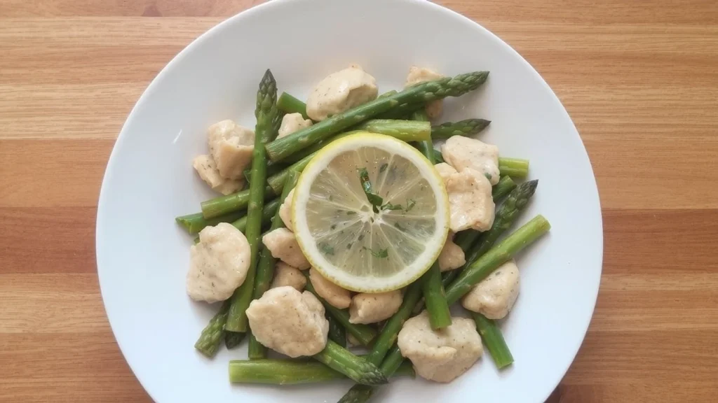 Chicken Asparagus Lemon Stir Fry Recipe