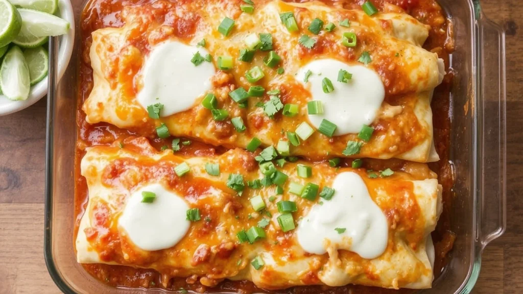 Easy Chicken Enchiladas