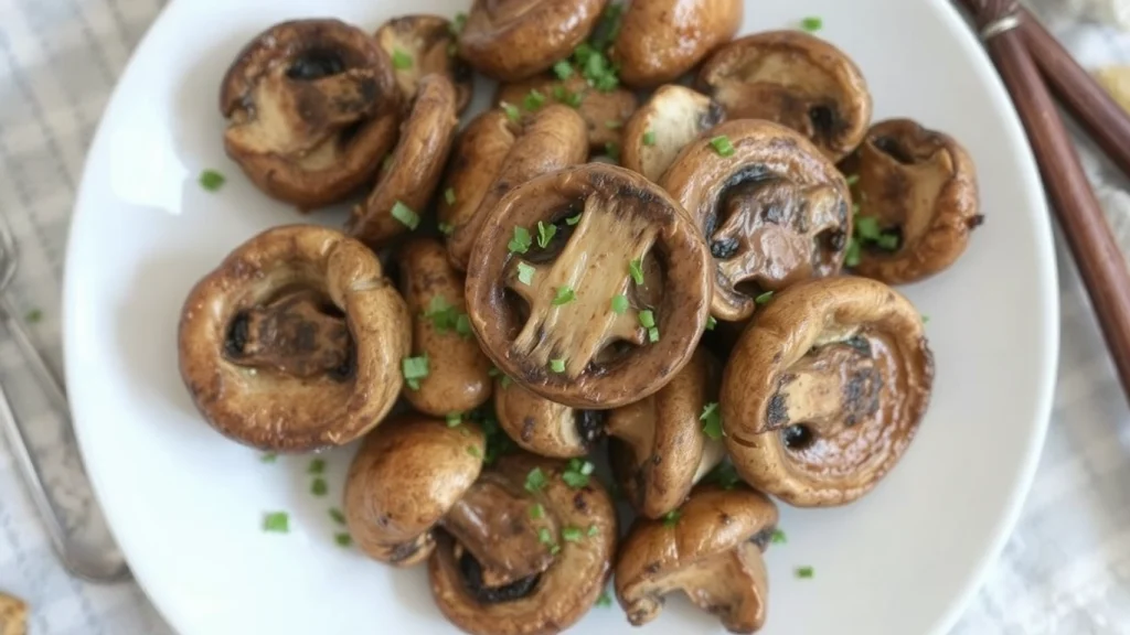 Roasted Mushrooms With Garlic