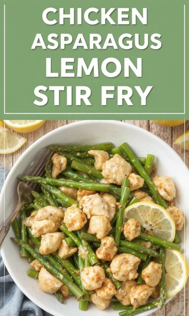 Chicken Asparagus Lemon Stir Fry Recipe