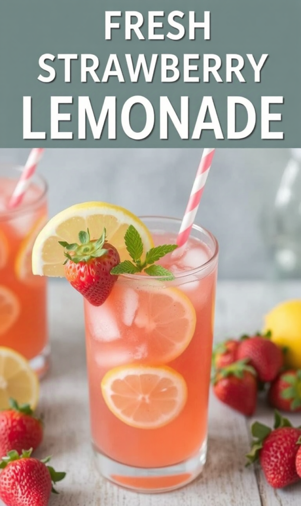 Fresh Strawberry Lemonade
