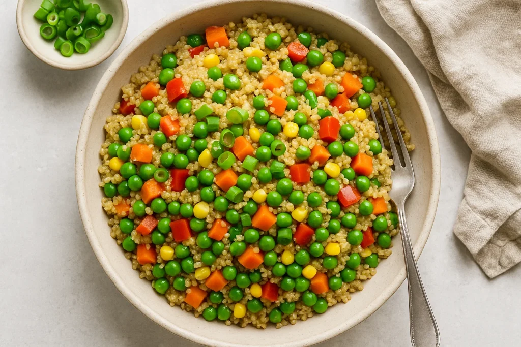 Quinoa Veggie “Fried Rice” Recipe