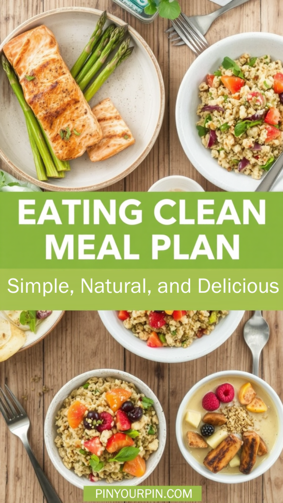 Eating Clean Meal Plan: Simple, Natural, and Delicious