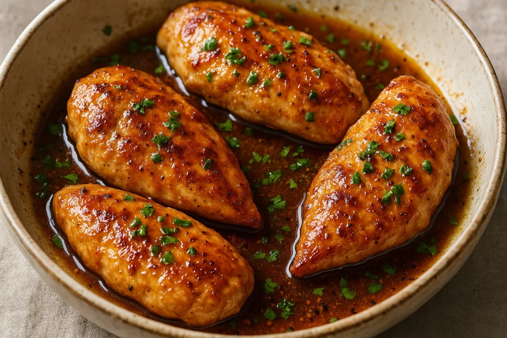Italian Dressing Caramelized Chicken