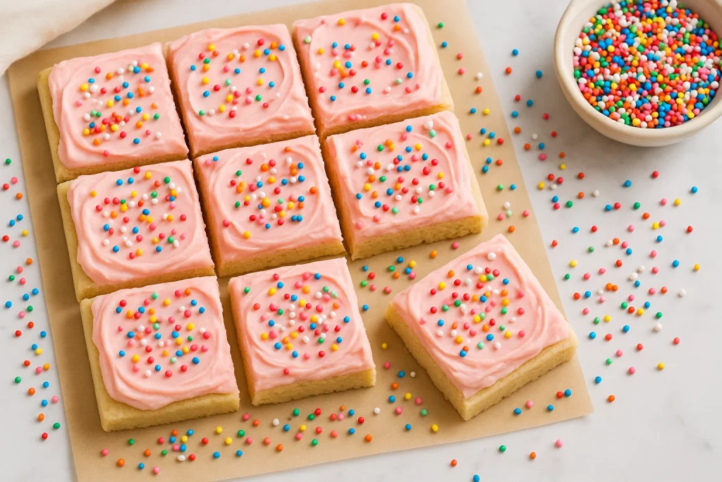 Sugar Cookie Squares