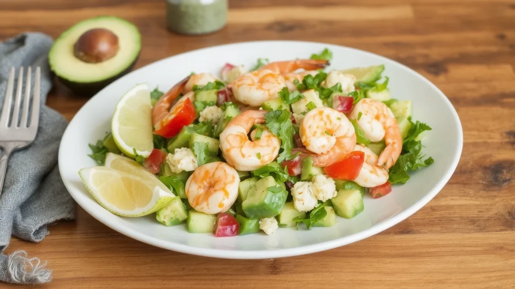 Zesty Lime Shrimp and Avocado Salad