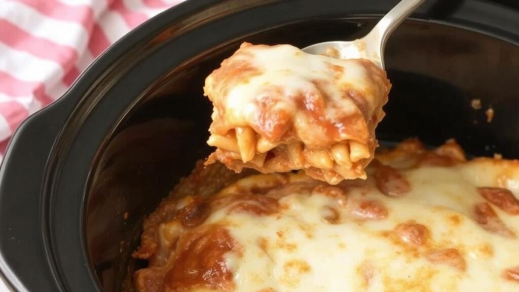 Easy Crock Pot Lasagna