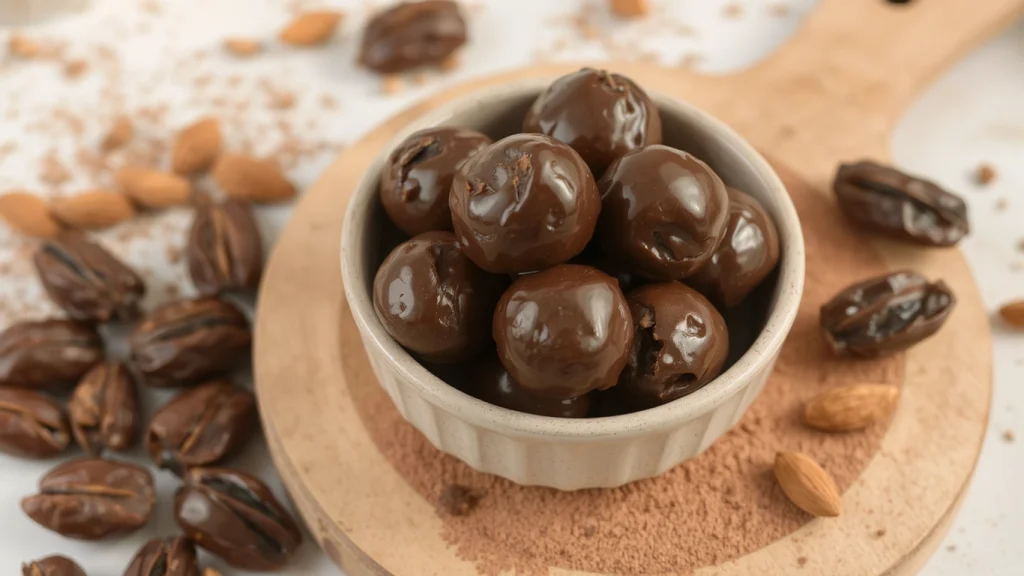 3-Ingredient Chocolate Energy Bites