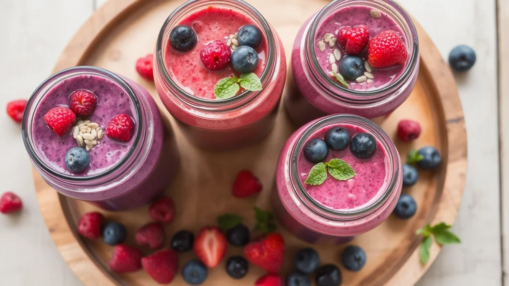 Antioxidant Smoothie Recipes with Berries