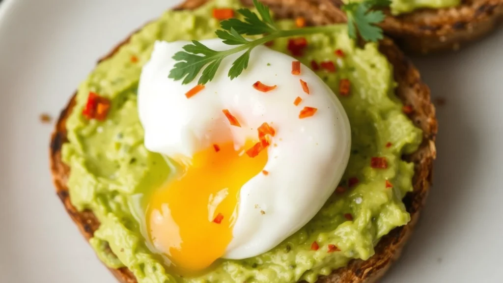Avocado Toast with Poached Eggs