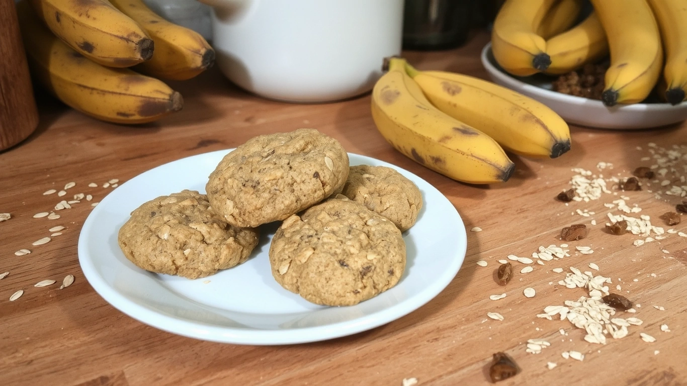 banana-oat-cookies-with-no-sugar