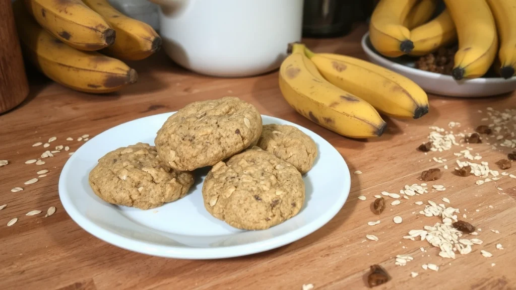 Banana Oat Cookies with No Sugar