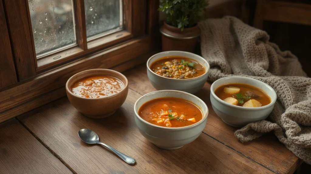 Comforting Soup Recipes for Rainy Days