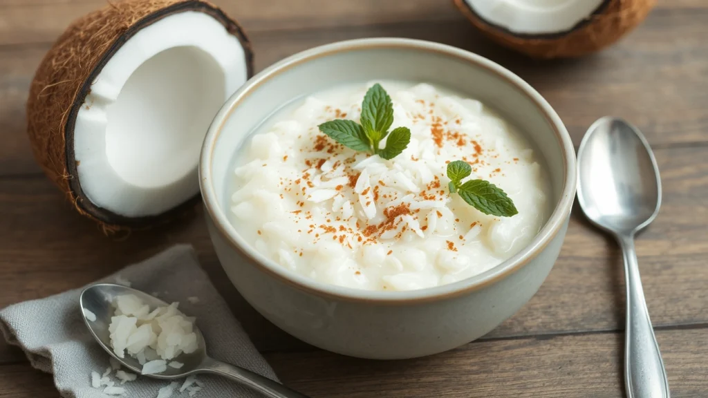 Creamy Coconut Milk Rice Pudding