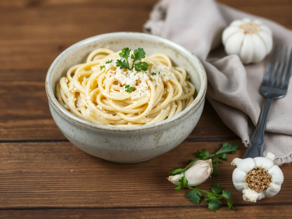 Creamy Garlic Parmesan Pasta