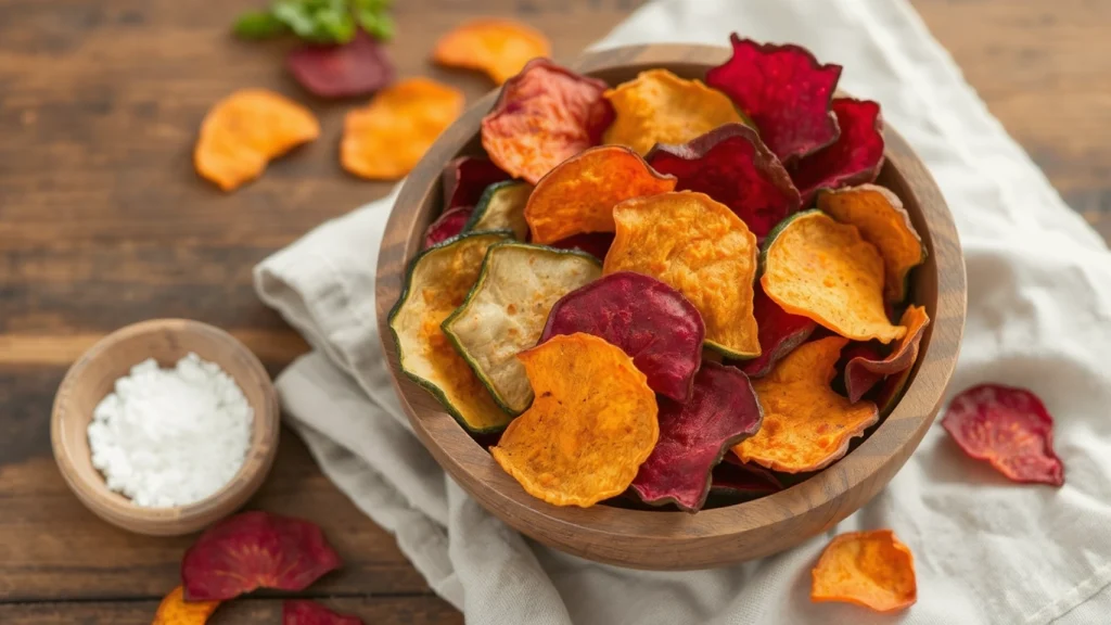 Crispy Baked Veggie Chips Recipe