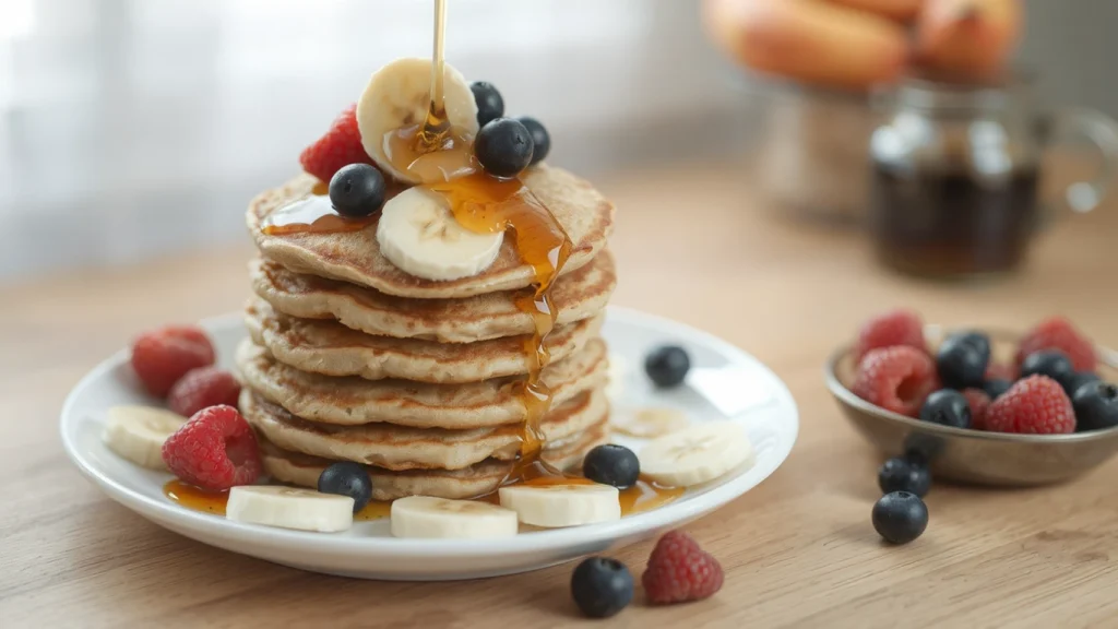 Easy Banana Oat Pancakes