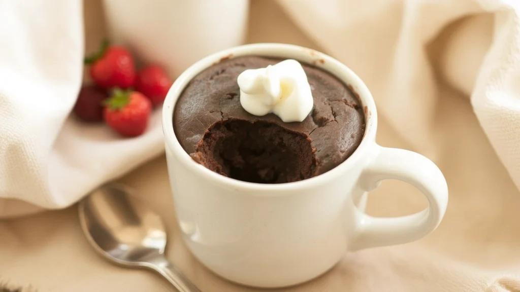 Flourless Chocolate Mug Cake