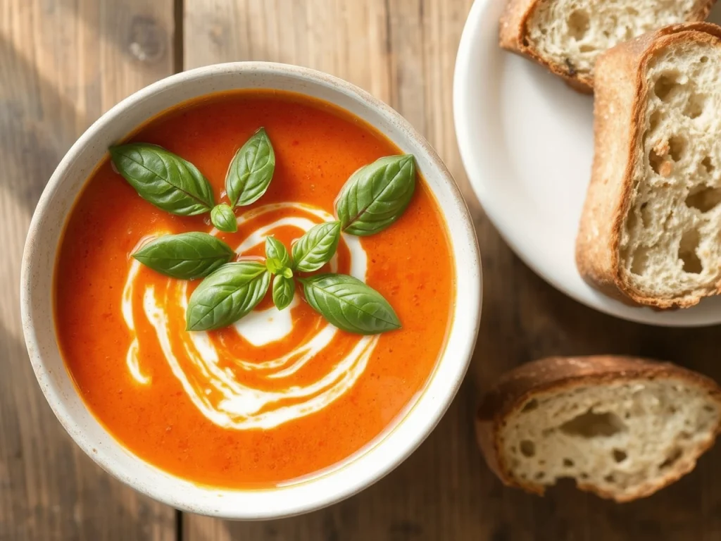 Hearty Tomato Basil Soup