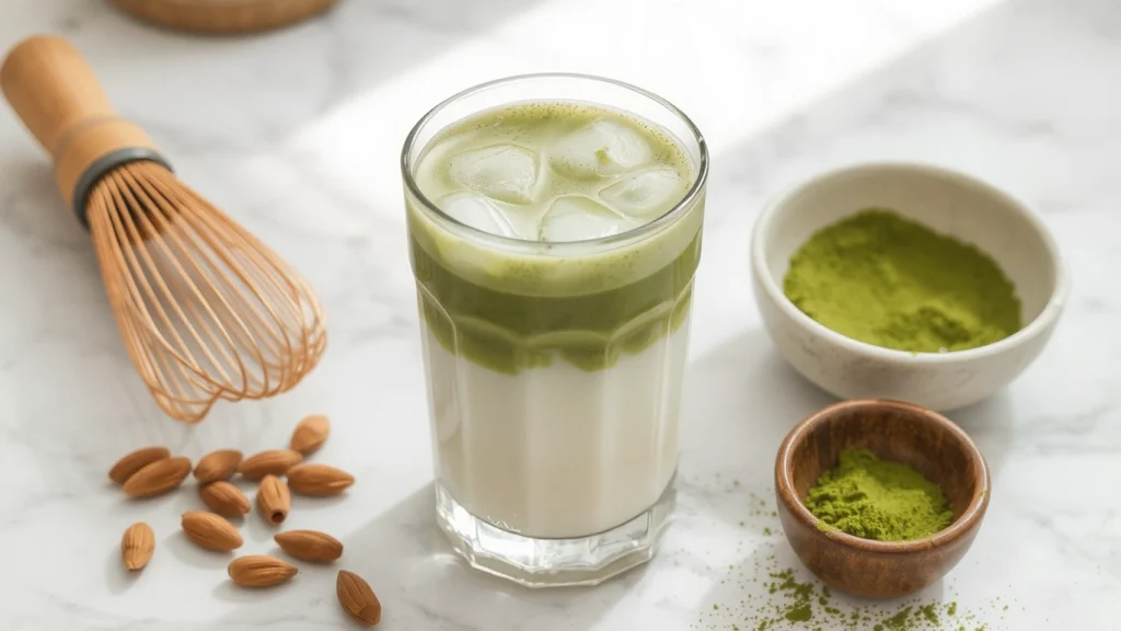 Iced Matcha Latte Recipe at Home