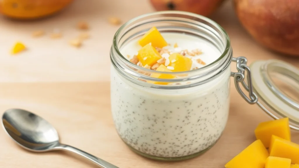 Mango Coconut Chia Pudding