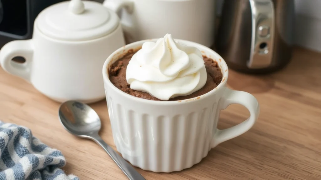 Microwave Mug Cake in 5 Minutes