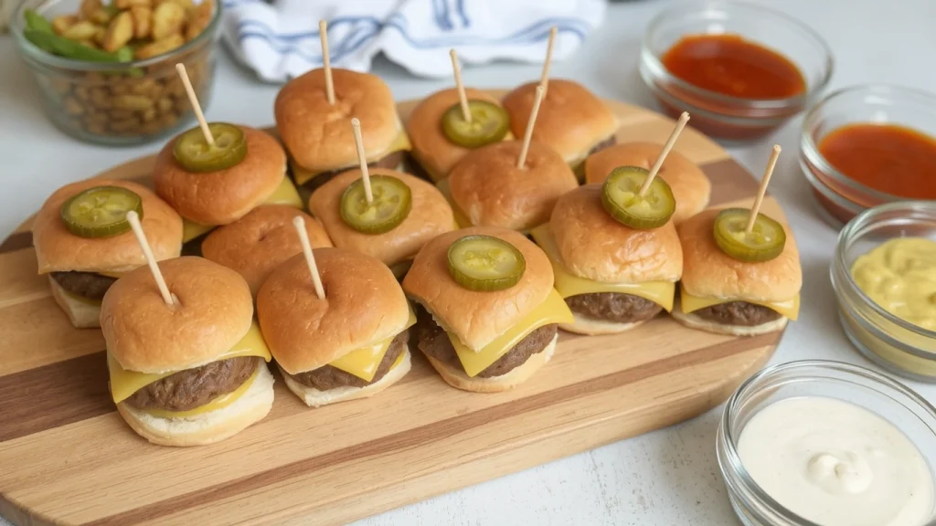 Mini Cheeseburger Sliders Recipe