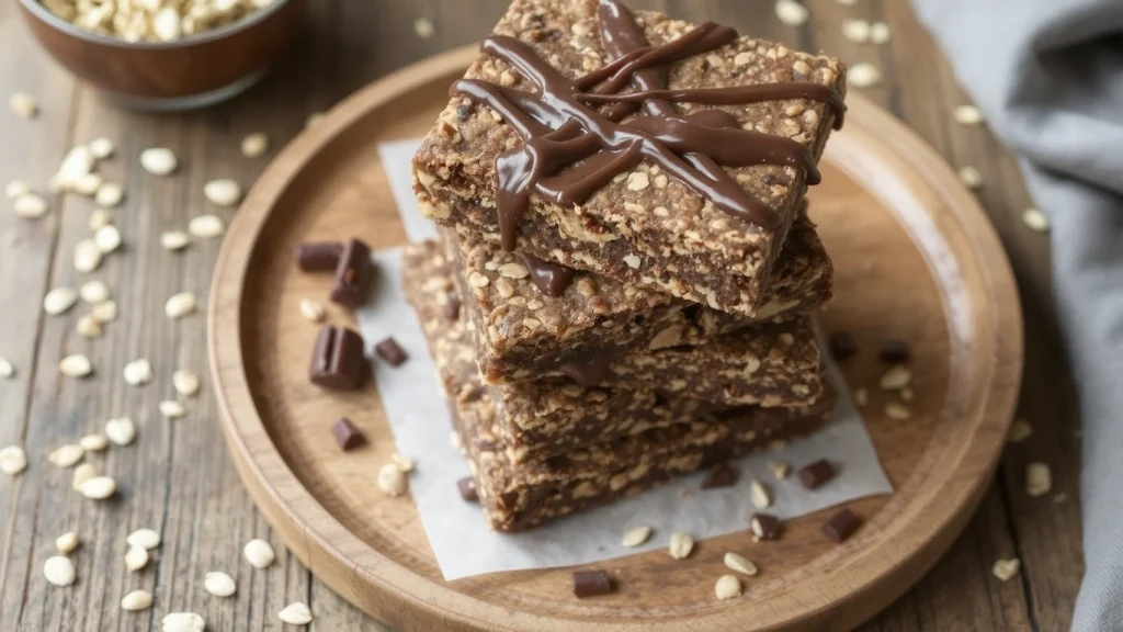 No-Bake Chocolate Oat Bars