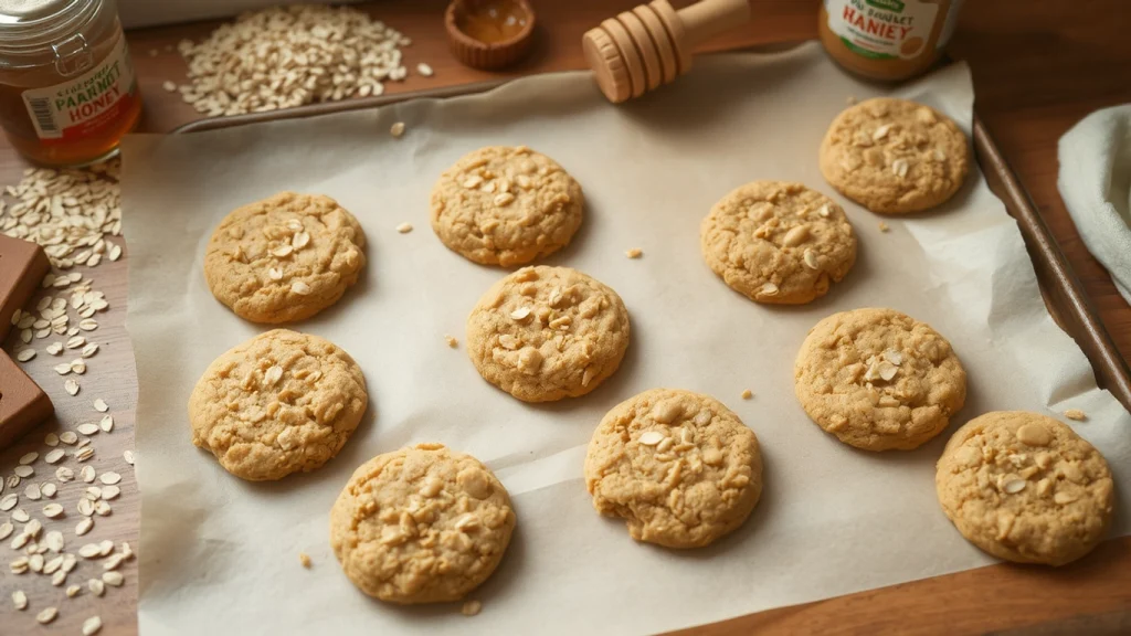 No-Bake Oatmeal Peanut Butter Cookies