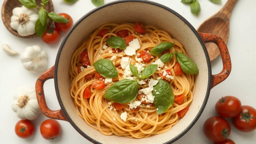 One-Pot Tomato Basil Pasta Recipe