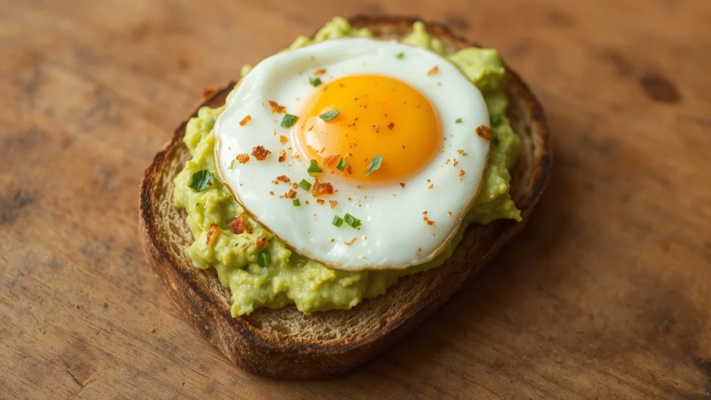 Savory Avocado Egg Toast
