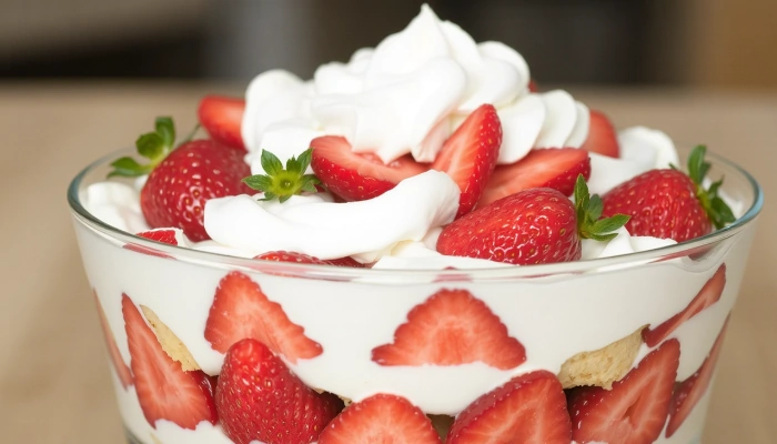 Strawberry Shortcake Trifle