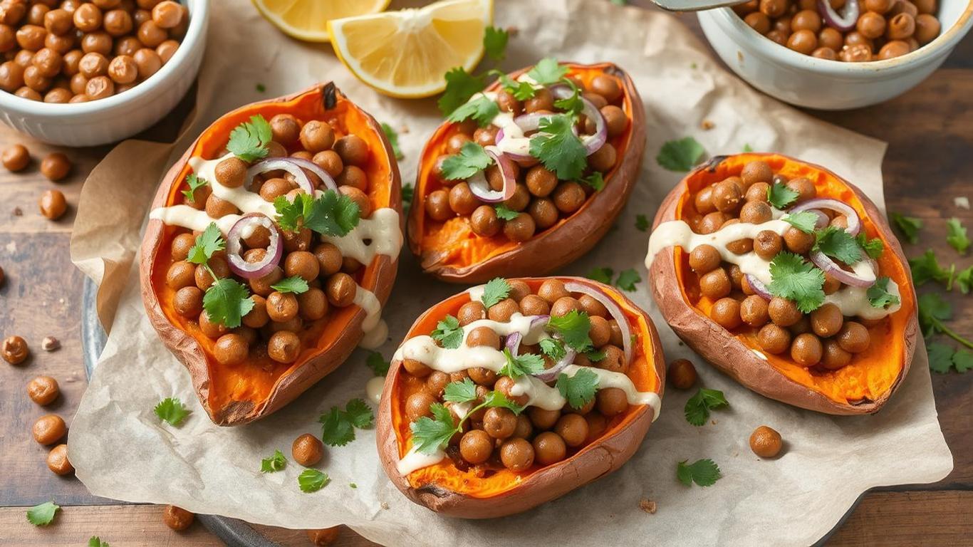 bbq-chickpea-stuffed-sweet-potatoes