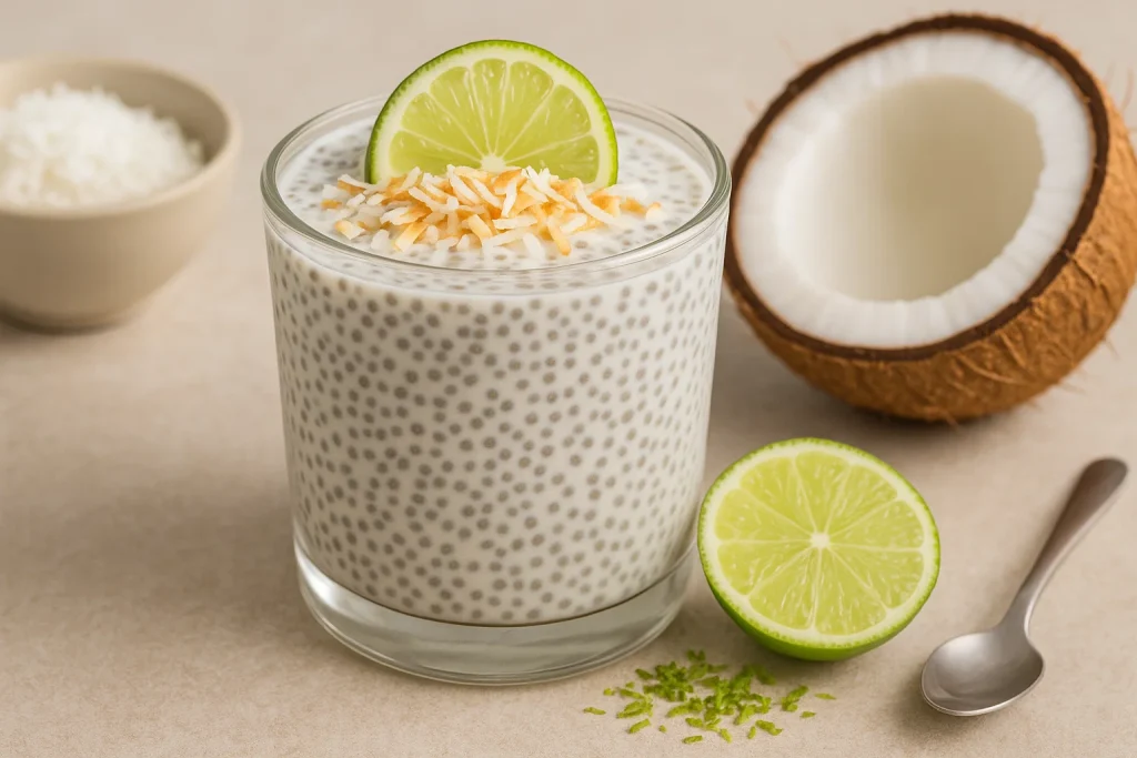 Coconut Lime Chia Pudding