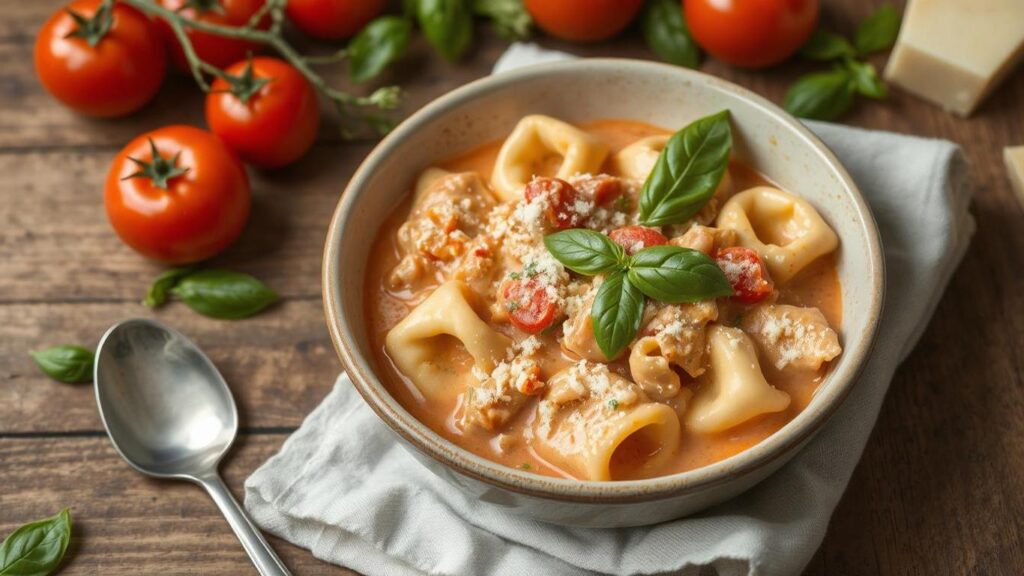 Creamy Tomato Basil Tortellini – 20-Minute Weeknight Dinner
