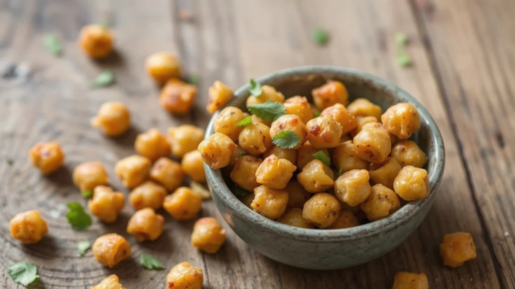 Crispy Air Fryer Chickpea Snacks