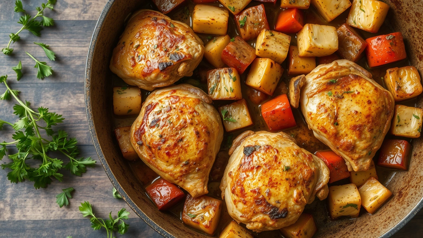 Easy One-Pan Chicken Dinner - Pin Your Pin