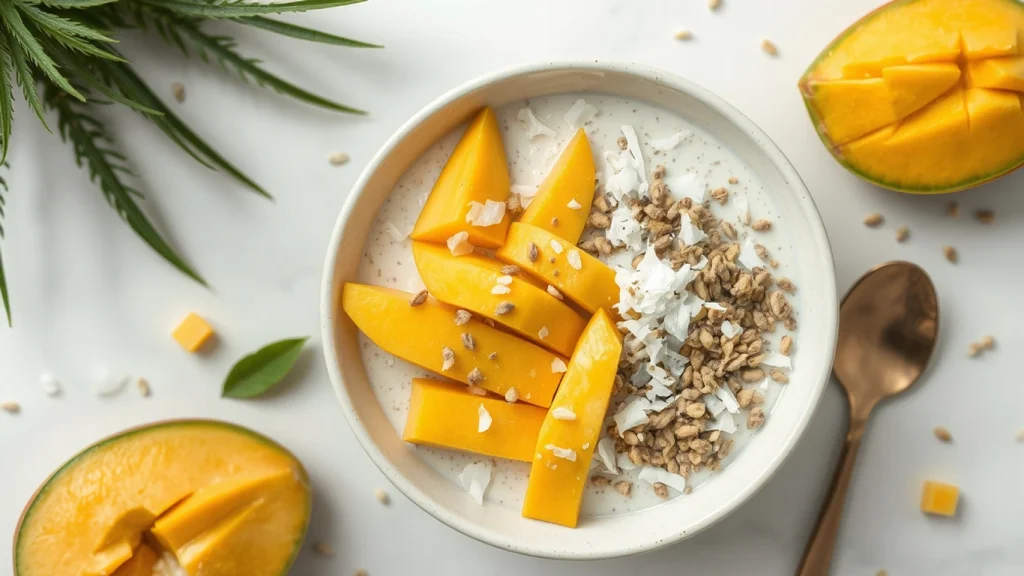 Mango Coconut Chia Breakfast Bowl