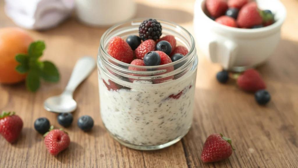 Overnight Oats with Berries