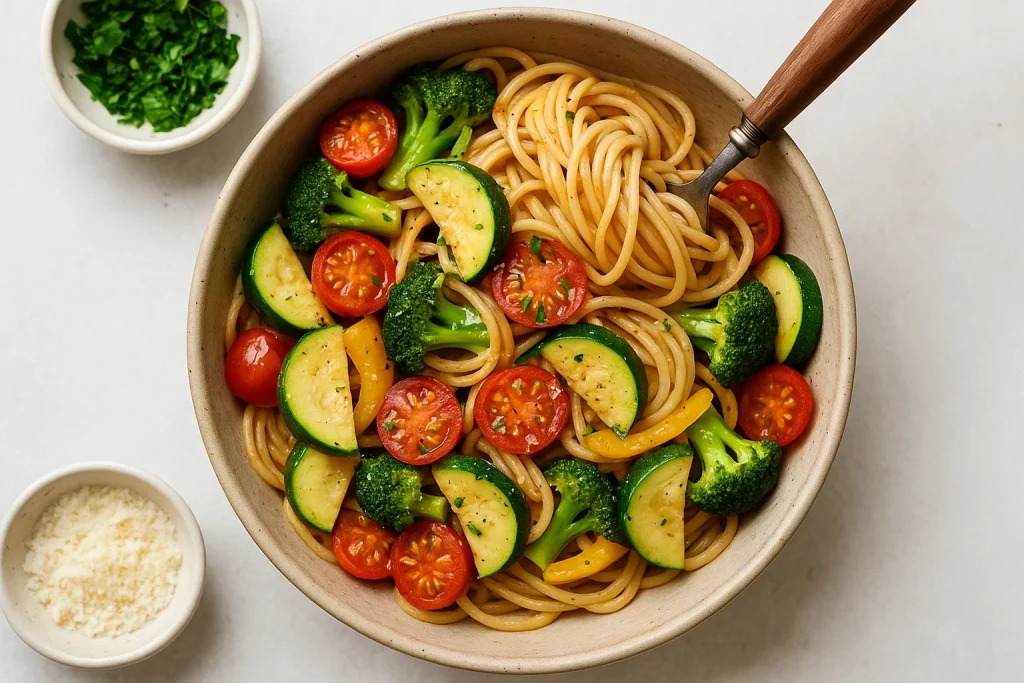 Quick 15-Minute Veggie Pasta