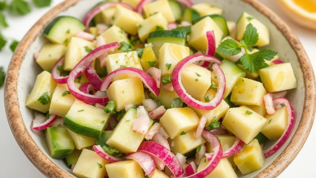 Refreshing Cucumber Avocado Salad