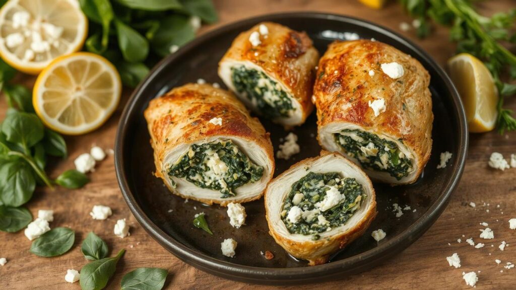 Spinach and Feta Stuffed Chicken Breasts