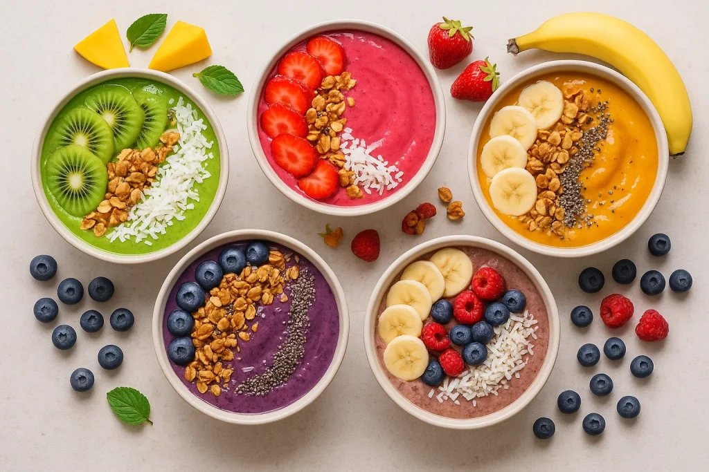 5 Delicious Smoothie Bowls to Boost Your Energy