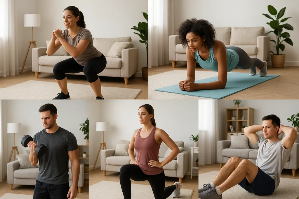5 Easy At-Home Workouts for Busy People