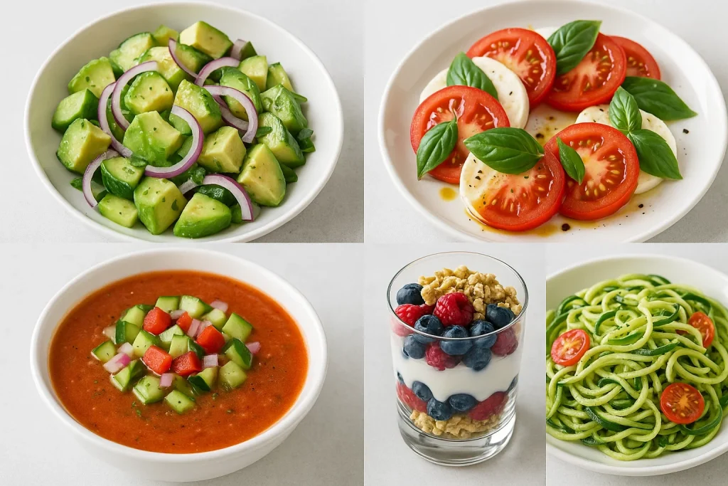 5 Easy No-Cook Recipes Perfect For Hot Summer Days