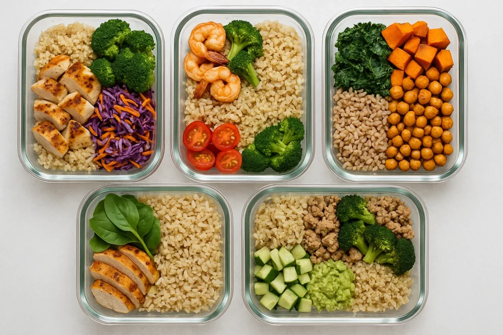 5 Quick & Healthy Meal Prep Bowls for the Week