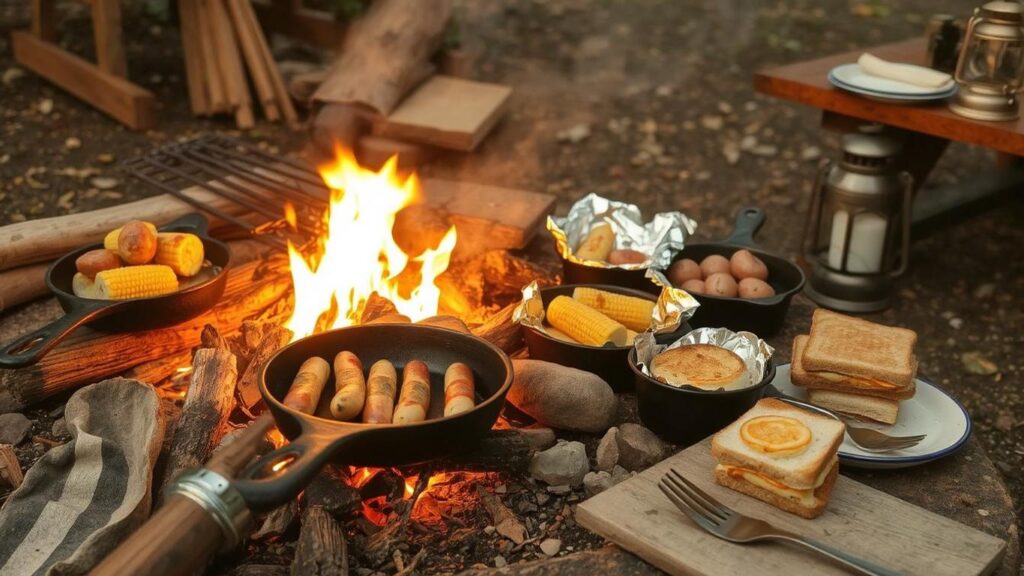 9 Easy Camping Meals To Make Over A Campfire